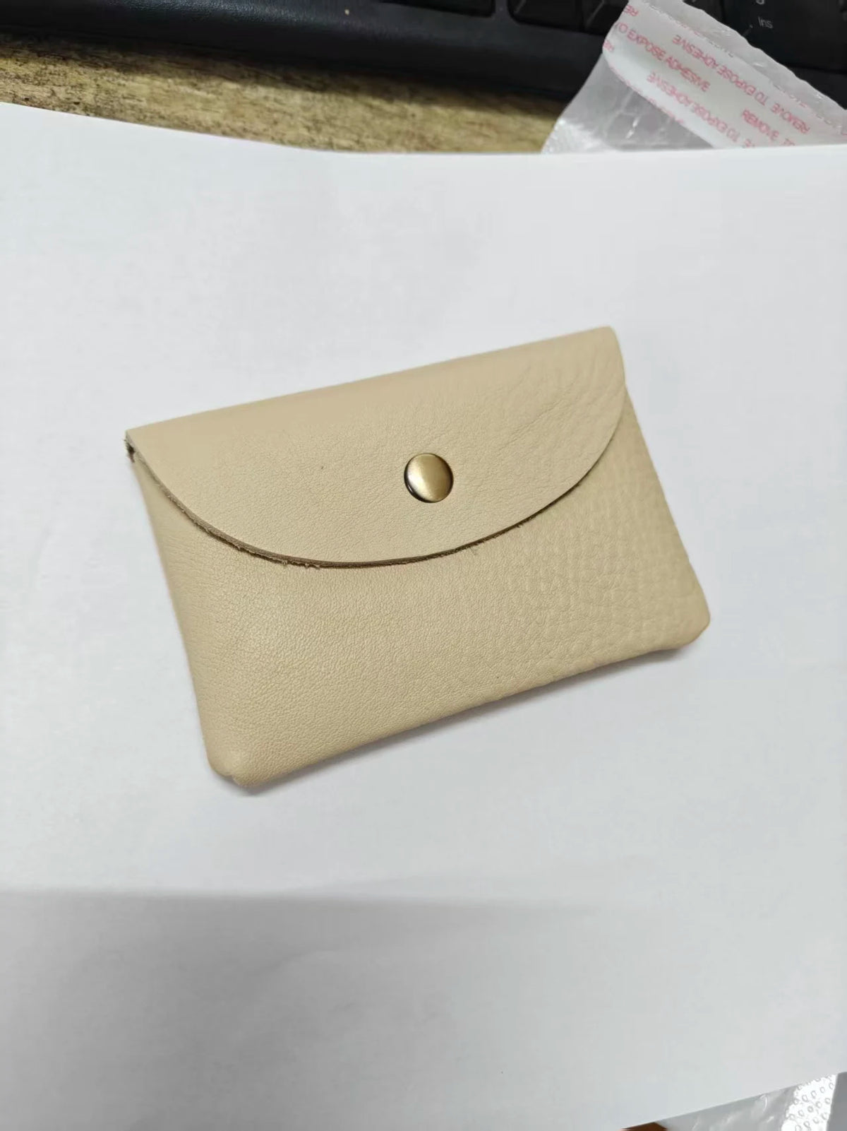 Porte-cartes en cuir personnalisable – Gravure d’initiales offerte