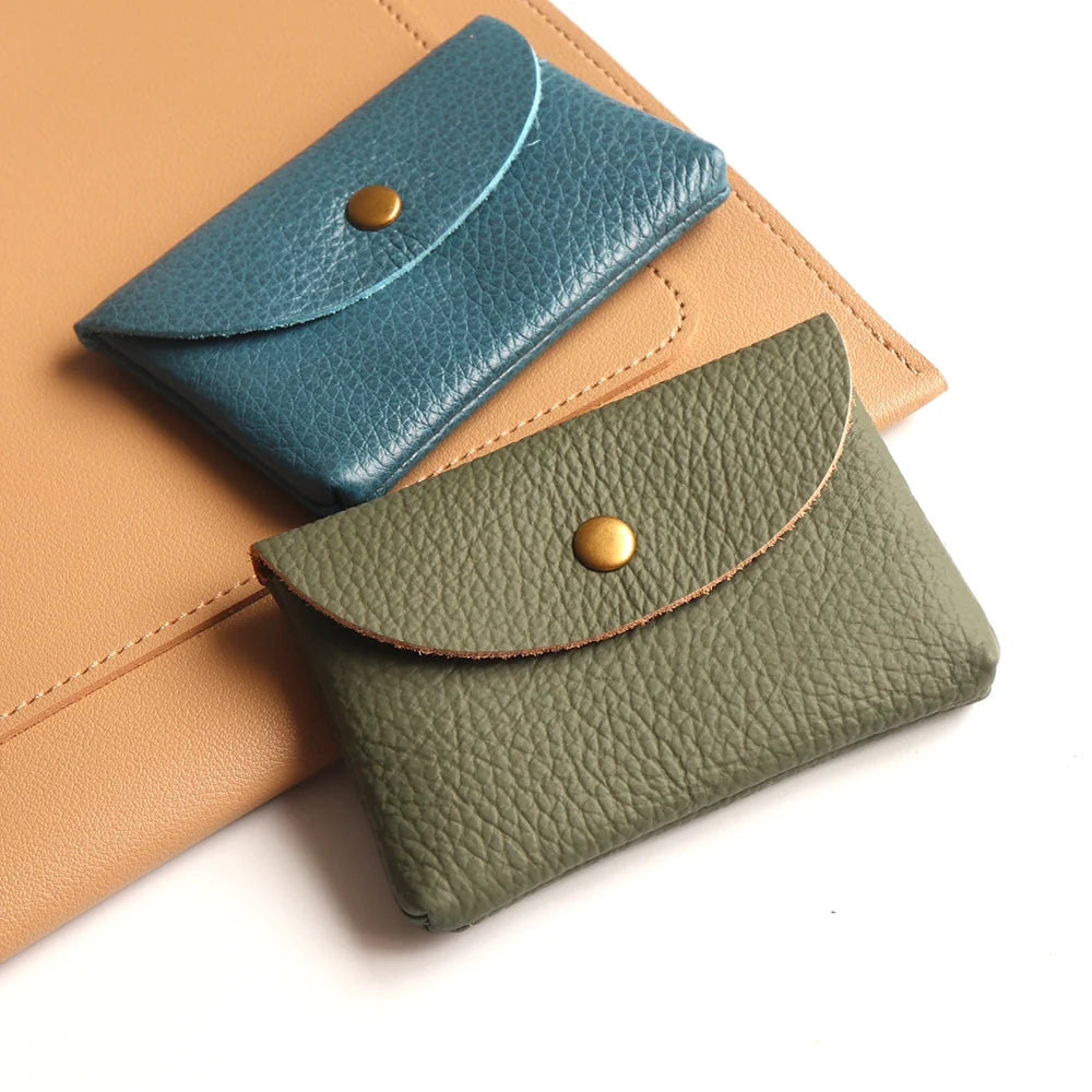 Porte-cartes en cuir personnalisable – Gravure d’initiales offerte
