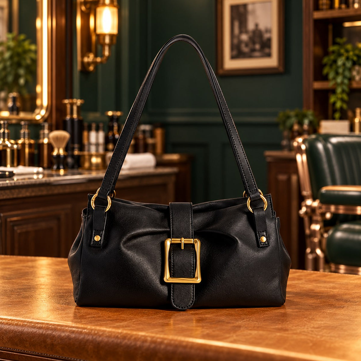Sac porté épaule femme en cuir de vache